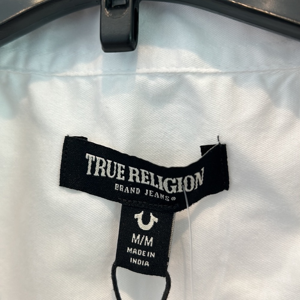 NEW True Religion Men’s SS Button Down Shirt - Picture 4 of 7